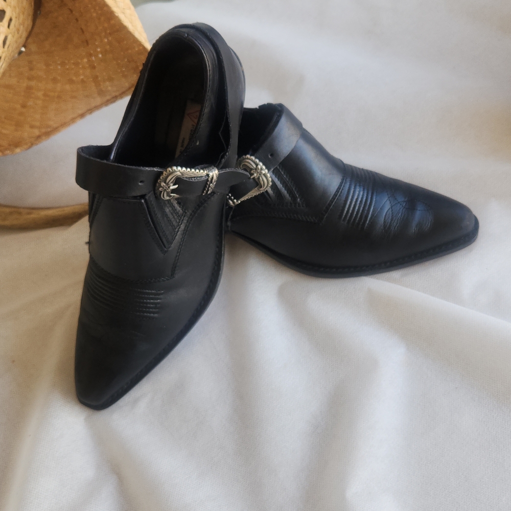 Vintage Gothic Guess by Georges Marciano Buckle Ankle Booties